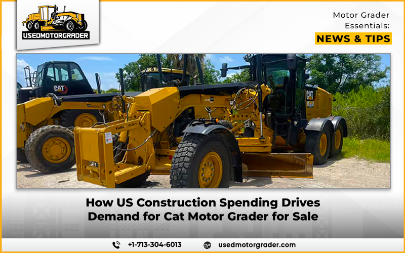 How US Construction Spending Drives Demand for Cat Motor Grader for Sale