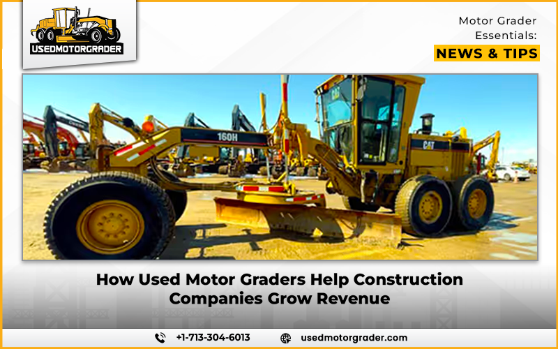 How Used Motor Graders Help Construction Companies Grow Revenue