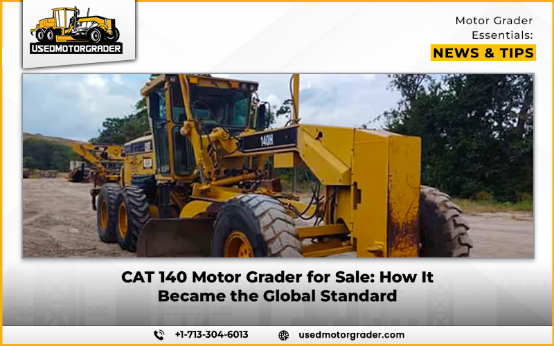 CAT 140 Motor Grader for Sale: How It Became the Global Standard