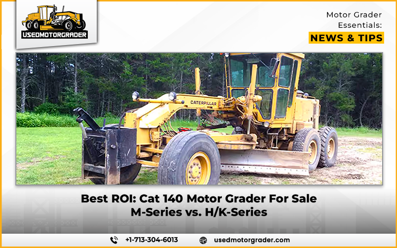 Best ROI: Cat 140 Motor Grader For Sale M-Series vs. H/K-Series