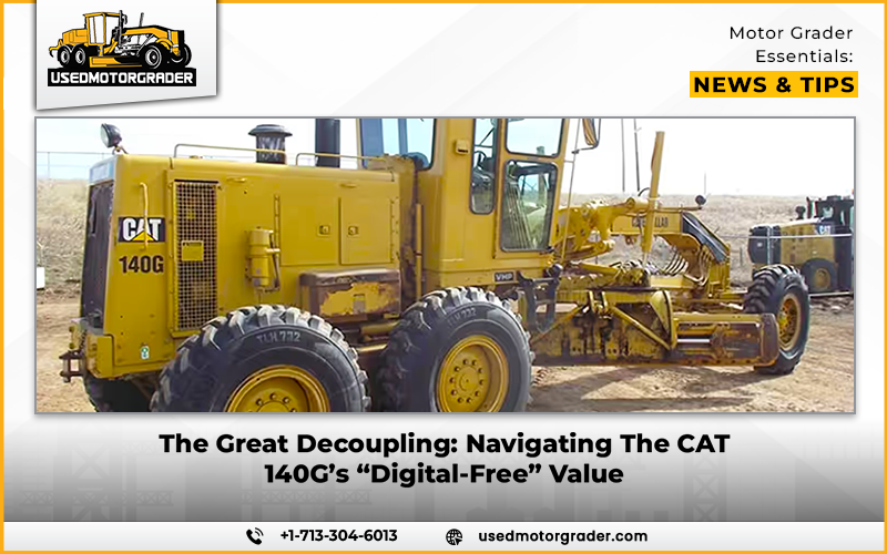 The Great Decoupling: Navigating The CAT 140G’s “Digital-Free” Value