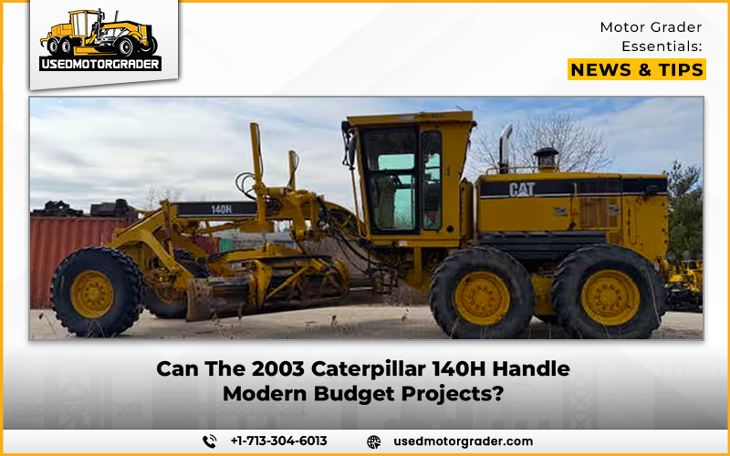 Can The 2003 Caterpillar 140H Handle Modern Budget Projects?