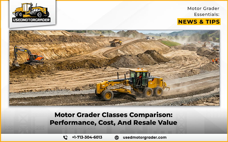 Motor Grader Classes Comparison: Performance, Cost, And Resale Value