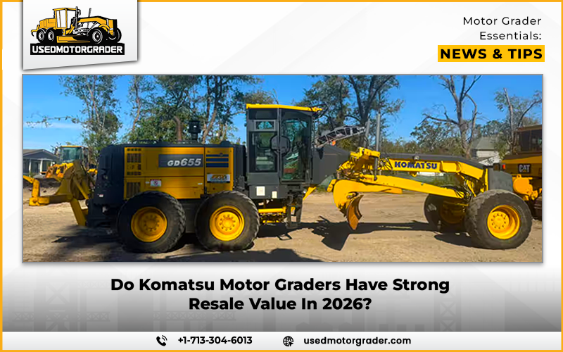 Do Komatsu Motor Graders Have Strong Resale Value In 2026?