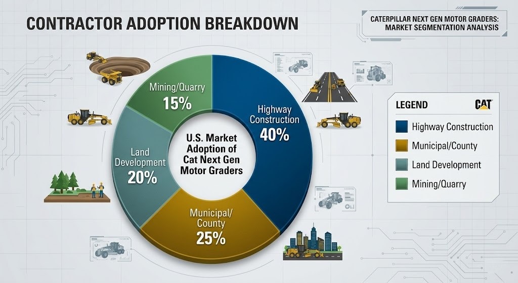 us market adoption of cat next gen motor graders