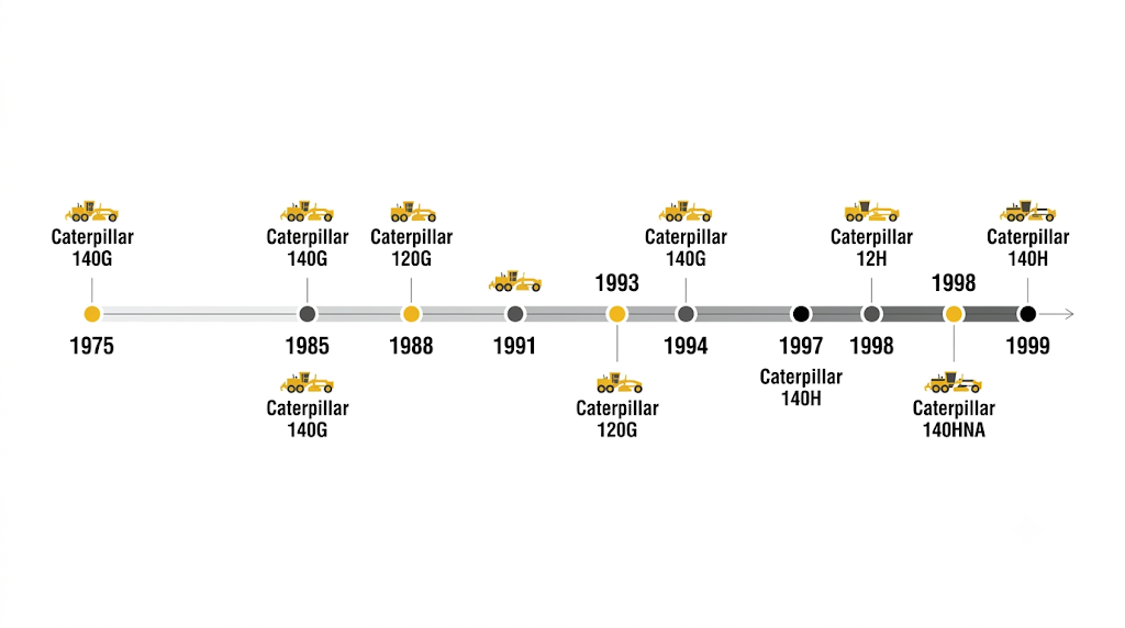 motor grader models and years