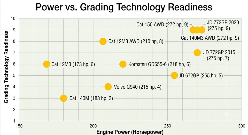 power vs grading technology readiness