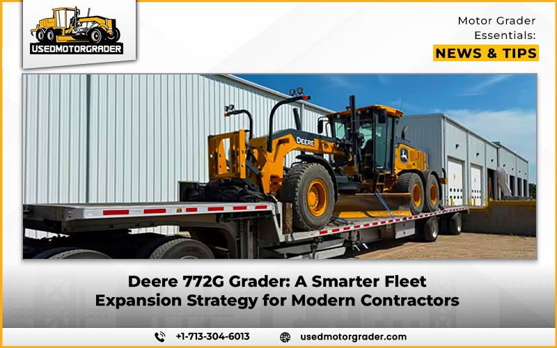 Deere 772G Grader: A Smarter Fleet Expansion Strategy for Modern Contractors