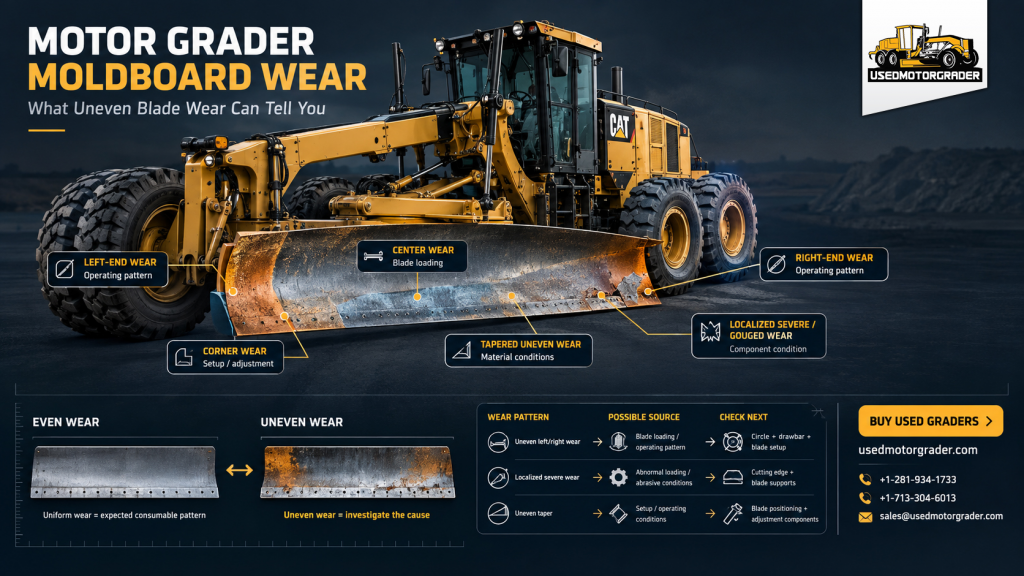 motor grader moldboard wear