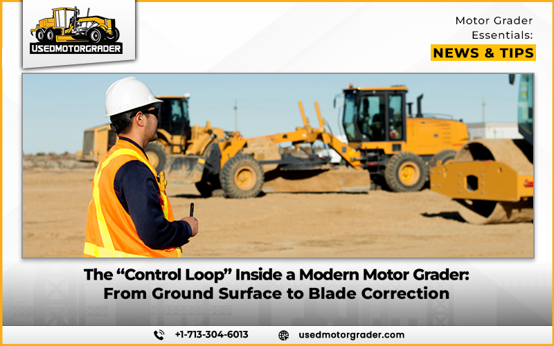 The “Control Loop” Inside a Modern Motor Grader: From Ground Surface to Blade Correction