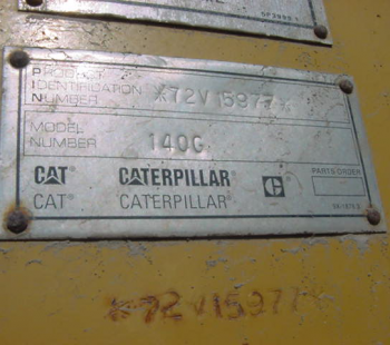 1993 Caterpillar 140G